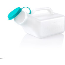 Alia Male Urinal Bottle | 1000ml | Secure Cap | Pack of 1 | | Measuring Scale | Easy-Grip Handle | Home or Travel | Supports Daily Care