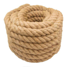 10 M x 40 MM Decking Jute Rope Cord, 33ft Twisted Thick Hemp Rope | Natural Jute Twine