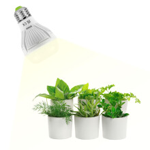 SANSI Grow Light Bulb for Plant 10W 150W eq. Full Spectrum A19 Frosted Lens | E27 LED Indoor Grow Lamp, PPF: 16 mol/s, 120 deg Beam Angle