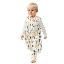 Duomiaomiao Sleeping Bag with Legs, 100% Cotton Winter 2.5 Tog Baby Sleep Bag Toddler Sleeping Sack with Feet for 3-4 Years Boys Girls, Panda