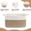 TIMEYARD 65L Large Laundry Basket Cotton Rope Woven Storage Basket 6