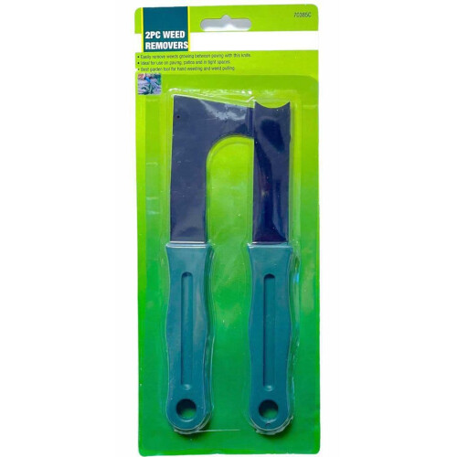 Orbitron 2-Piece Patio Weeder Set - Comfort Grip Hand Tools for Moss & Root Removal 2