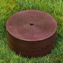 UNIGARDIA Flexible Lawn Edging 10 m - Height 13 cm, Thickness 3 mm - Plastic Grass Border & Flower Bed Garden Edging