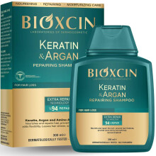 Bioxcin Keratin & Argan Repair Shampoo 300ml Weathered & Damaged Hair