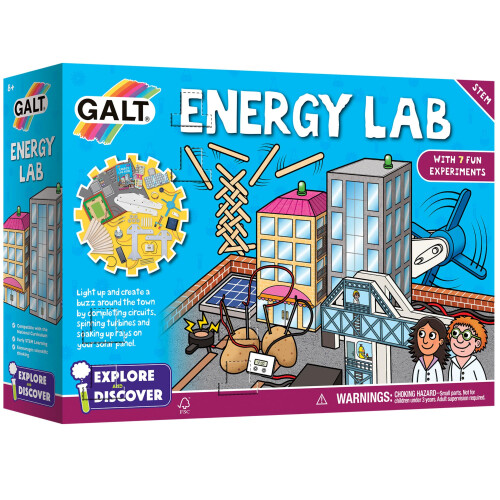 Galt GALT Energy Lab - Kids Science Kit with 7 Fun, Hands-On Physics Experiments