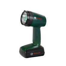 Theo Klein 8448 Bosch Cordless Lamp I Battery-powered lamp, can be turned up to 90 degrees I 4 light colours I Dimensions: 9.5 cm x 6.4 cm x 18 cm I