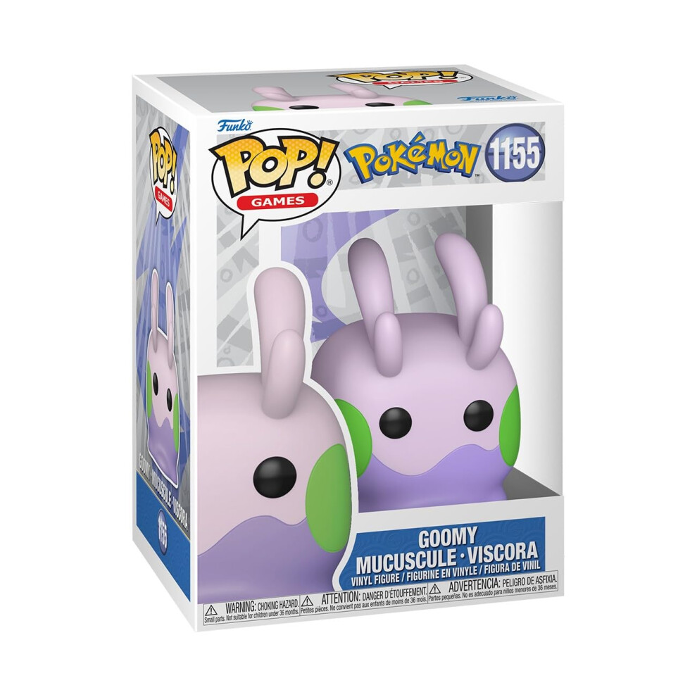 POP Funko Games: Pokemon - Goomy | Official Merch - Collectable Vinyl Figurine for Shelf Display - Birthday Gift Idea for Fans and Collectors - Image 4