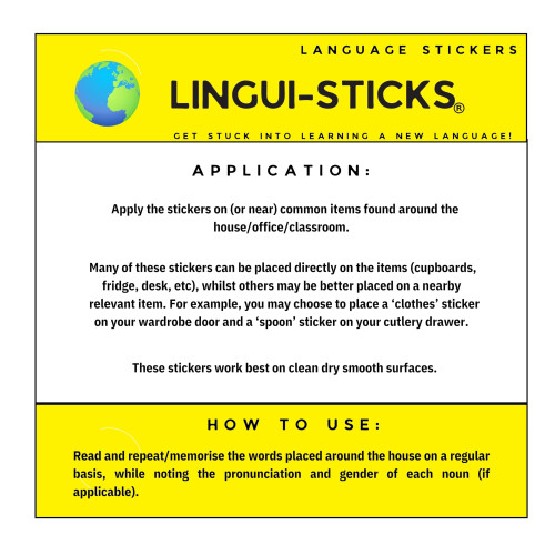 Language Learning Stickers - Educational Stickers to Learn Polish for Kids & Beginners 2