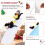 Weihnachts-Pinguin-Rutsche, 130 LEDs, 120 cm 6