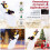 Weihnachts-Pinguin-Rutsche, 130 LEDs, 120 cm 7