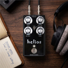 MOSKYAUDIO Helios Analog Guitar Overdrive Effect Pedal 3-Stage Comp 808 Mode 9-18V True Bypass Boost EQ Stompbox