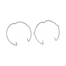 Pack Of 30 Gu10 Mr16 Retaining Spring Rings Clips 50mm Diameter Downlight Led Spot Halogen Lamp Holders-hy s202412246771