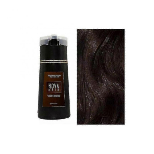 (dark brown) (dark brown) Nova Hair dye shampoo