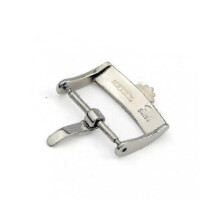 (Silver 18mm A) (Silver 16mm A) Watch Clasp for Rolex - Men Stainless Steel Pin Safety Insurance Buckle