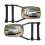 (1Pcs) (2Pcs) Universal Clamp-On Towing Mirror 360 Degree Rotation Adjustable Towing Mirror 1