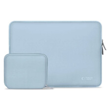 Housse pour ordinateur portable Tech-Protect Neoslim 13-14" avec pochette pour accessoires - Bleue
