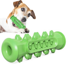 Dog Chew Toy Toothbrush Sticks – Teeth Cleaning Toys for Aggressive Chewers, Small & Medium Dogs (Green)