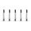 5PCS Universal Stylus Pen Transparent Disc Capacitive Screen Touch Pen Replacement Tip Drawing Writing Nib Pencil 1