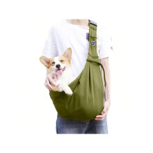 Dog & Cat Carrier Bag – Adjustable Shoulder Strap Pet Handbag with Front Pocket & Seat Belt, Machine Washable