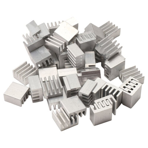 50pcs 9*9*5mm  Aluminium Heatsink For IC LED Chipset RAM 1
