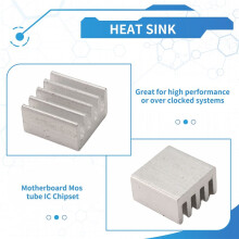 50pcs 9*9*5mm Aluminium Heatsink For IC LED Chipset RAM