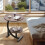 Side Table C Shaped for Sofa Coffee End Tables for Living Room Bedside Tables 9