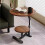 Side Table C Shaped for Sofa Coffee End Tables for Living Room Bedside Tables 2