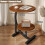 Side Table C Shaped for Sofa Coffee End Tables for Living Room Bedside Tables 6