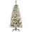 4FT Pre-lit Flocked Xmas Tree w/ Warm White LEDs 1