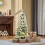 4FT Pre-lit Flocked Xmas Tree w/ Warm White LEDs 2