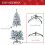 4FT Pre-lit Flocked Xmas Tree w/ Warm White LEDs 6