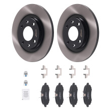 Disque de Frein Avant for Citroën C2 C3 I 2002-2012 266mm 4246R2