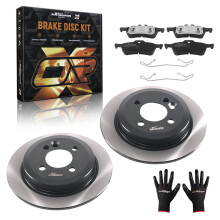Bremsscheiben+Bremsbeläge Hinten For MINI R50 R53 Cooper Works John Cooper Works