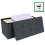 Folding Ottoman Storage Box Pouffe Seat Stool Home Chair Footstool Bench 1