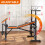 Adjustable Multi Function Weight Bench Training Gym Fitness Lifting Barbell Rack 6