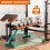 Adjustable Multi Function Weight Bench Training Gym Fitness Lifting Barbell Rack 8