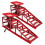 1 Pair 2 Ton Lifting Car Ramp Jack Hydraulic Height Adjustable Garage Workshop 2