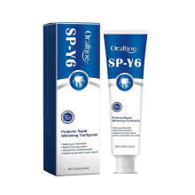 Probiotic Whitening Toothpaste with Enamel Protection & Fresh Breath | Stain Removal, Odor Control, Gentle Formula for Bright, Healthy Smile
