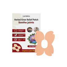 Herbal Joint Care Patch with Mugwort & Menthol Breathable Knee Pain Relief Patch, 12-Hour Wear