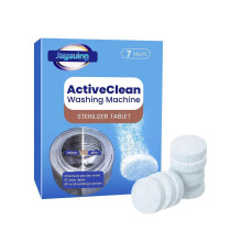 Powerful Washing Machine Cleaning Tablets - Deep Clean, Odor Removal & Bacteria Elimination for All Machines (7 Pack) | Easy, Fast, and Effective Main