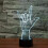 Romantic 3D I Love You Sign Language Table Desk Lamp with Touch-Sensitive Night Light 2