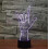 Romantic 3D I Love You Sign Language Table Desk Lamp with Touch-Sensitive Night Light 3