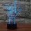 Romantic 3D I Love You Sign Language Table Desk Lamp with Touch-Sensitive Night Light 4