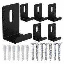 Set van 6 metalen spiegelklemmen voor grote, zware spiegels - Duurzame ophangklemmen B14. Geschikt voor een profiel van 3/4 inch breed.