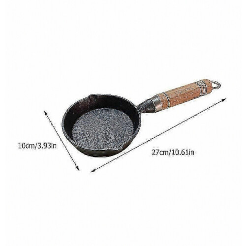 Mini Pancake Pan Non Stick Surface Fast Heat Conduction Practical Design for Hiking Camping 1Set 1