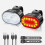Set van 2 USB oplaadbare fietslampjes, heldere LED-achterlichten. 1