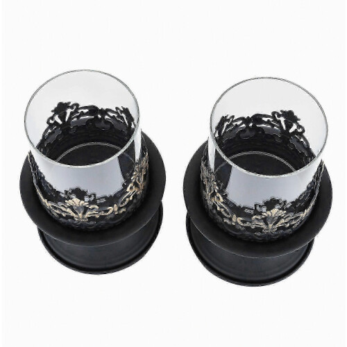 2 Pcs Retro Candlestick Tabletop Candle Holders 2
