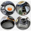 Mini Pancake Pan Non Stick Surface Fast Heat Conduction Practical Design for Hiking Camping 1Set 4