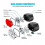 Set van 2 USB oplaadbare fietslampjes, heldere LED-achterlichten. 2