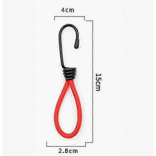 5 Pieces Bungee Hook, Tarp Bungee Hook Elastic Bungee Cords Camping With Hook, Bungee Strap For Tarps 1